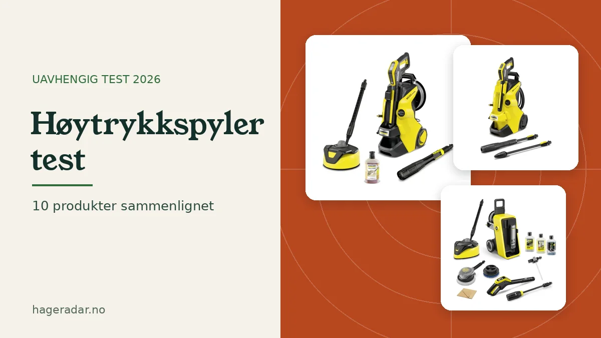 Høytrykkspyler test