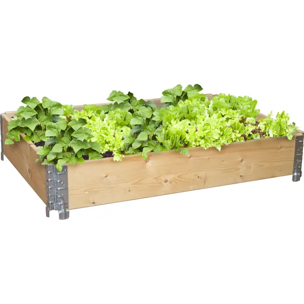 Ubehandlet pallekarm i furu, 120 cm